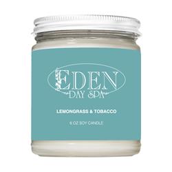 Lemongrass & Tobacco Soy Candle